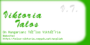 viktoria talos business card